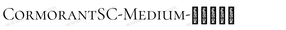 CormorantSC-Medium字体转换