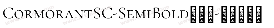 CormorantSC-SemiBold手机版字体转换