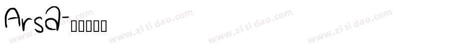 Arsa字体转换