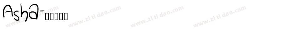 Asha字体转换