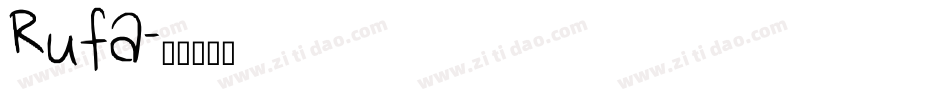 Rufa字体转换
