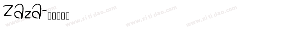 Zaza字体转换