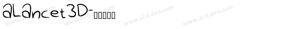 aLancet3D字体转换
