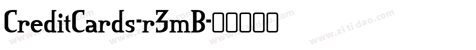 CreditCards-r3mB字体转换