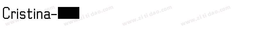 Cristina字体转换