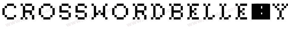 Crosswordbelle-5EyL字体转换