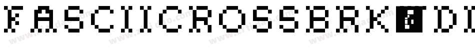 FasciiCrossBrk-VDl0字体转换