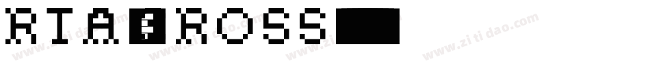 RTA-Cross字体转换