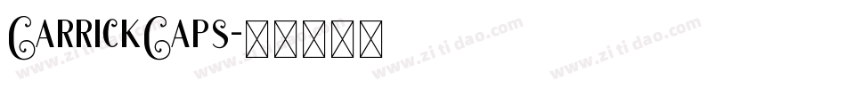 CarrickCaps字体转换