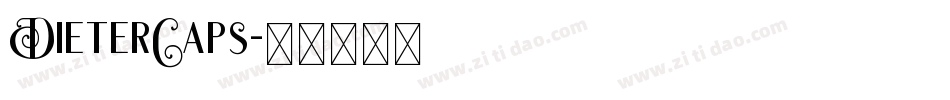 DieterCaps字体转换