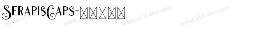SerapisCaps字体转换