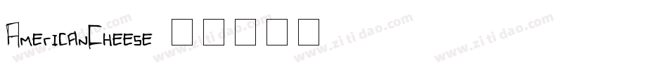 AmericanCheese字体转换