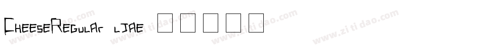 CheeseRegular-ljae字体转换