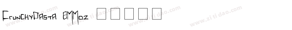 CrunchyPasta-8MMoz字体转换