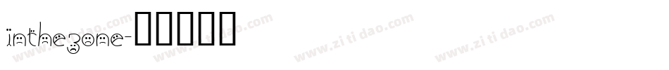 inthezone字体转换