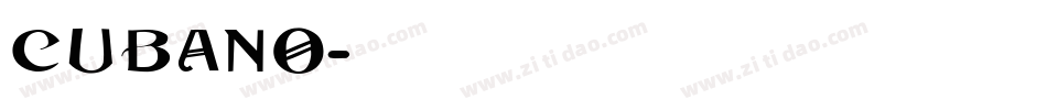 cubano字体转换