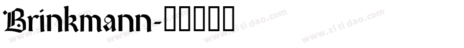 Brinkmann字体转换