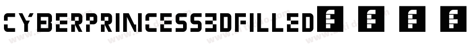 CyberPrincess3DFilled字体转换