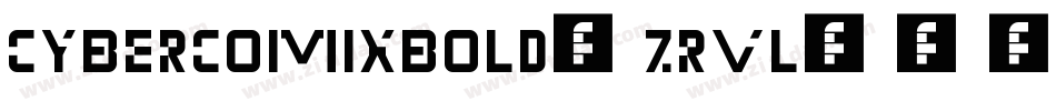 CybercomixBold-zrVL字体转换