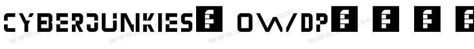 Cyberjunkies-0wDP字体转换