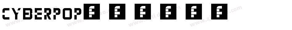 Cyberpop字体转换