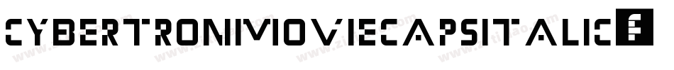 CybertronMoviecapsItalic-0Bj4字体转换