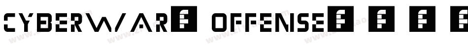 Cyberwar-Offense字体转换