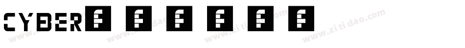 cyber字体转换