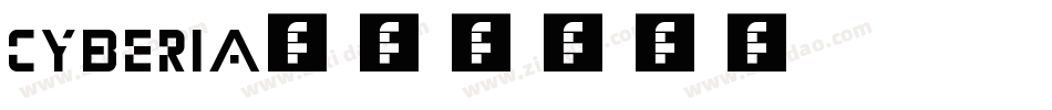 cyberia字体转换