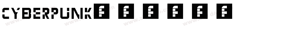cyberpunk字体转换