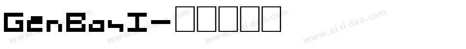 GenBasI字体转换