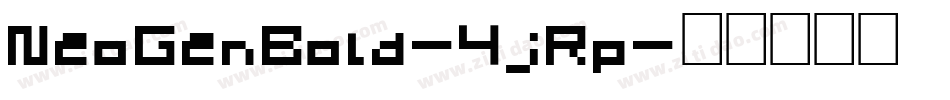 NeoGenBold-4jRp字体转换