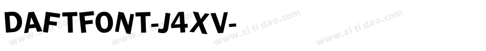 DaftFont-j4Xv字体转换