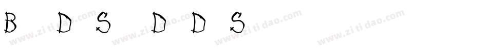 BivoacDarkShadowDemoDarkShadow-BWL4x字体转换