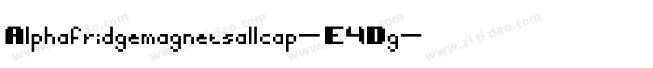 Alphafridgemagnetsallcap-E4Dg字体转换