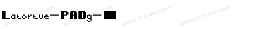 Latortue-PADg字体转换
