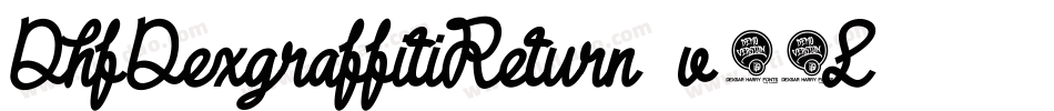 DhfDexgraffitiReturn-v26L字体转换