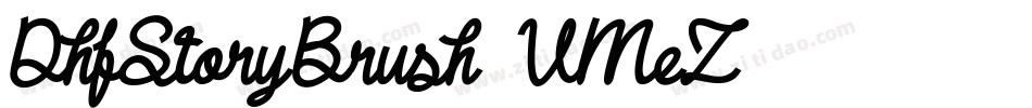 DhfStoryBrush-VMeZ字体转换