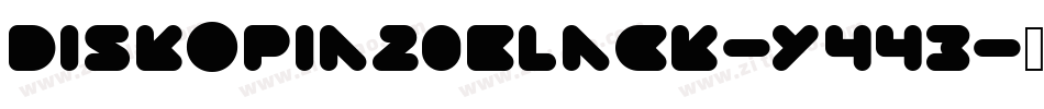 Diskopia20Black-y443字体转换