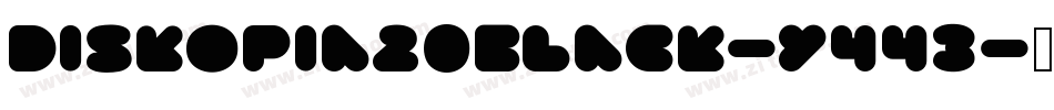 Diskopia20Black-y443字体转换