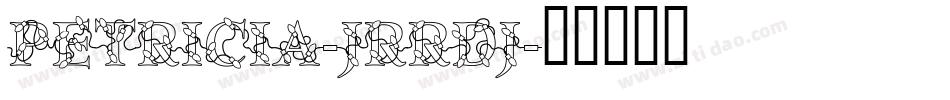 Petricia-JRRDj字体转换