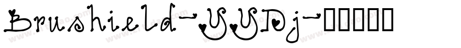 Brushield-YYDj字体转换