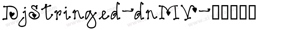 DjStringed-dnMV字体转换