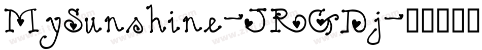 MySunshine-JRGDj字体转换