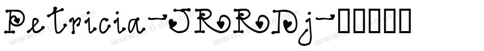 Petricia-JRRDj字体转换