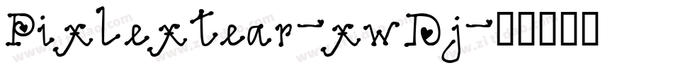 Pixlextear-xwDj字体转换