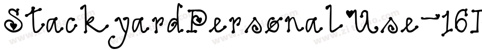 StackyardPersonalUse-16Dj字体转换