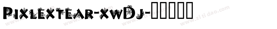 Pixlextear-xwDj字体转换