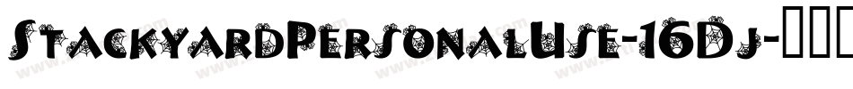 StackyardPersonalUse-16Dj字体转换
