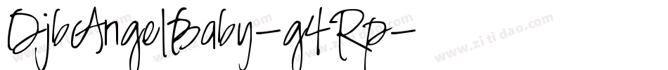 DjbAngelBaby-g4Rp字体转换